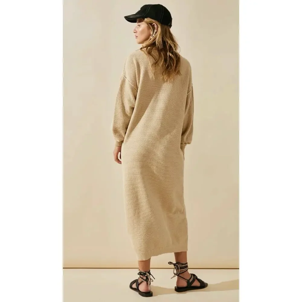 Free people hailee Cream Sweater Dress